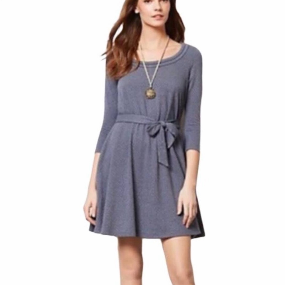 Anthropologie Lilka belted sweater dress- XS
